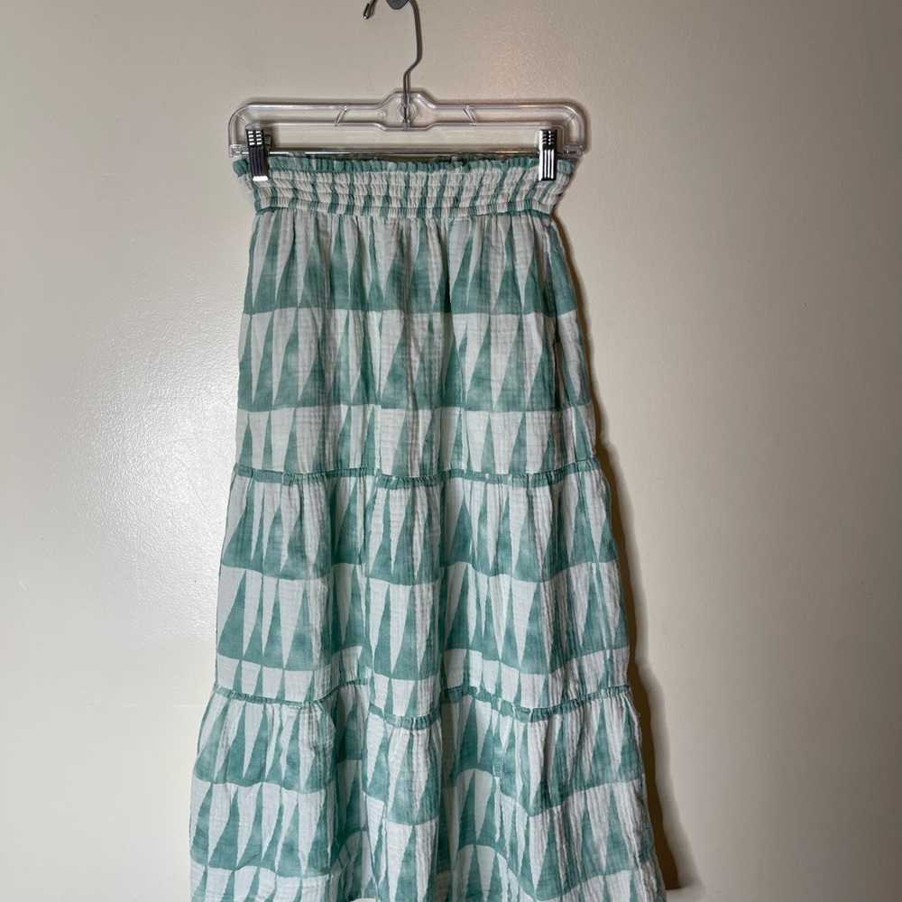 Marine layer Corinne Patterned maxi skirt size small women’s